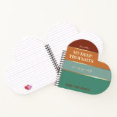 モダンタイポグラフィ金ゴールドエレガント手帳 ノートブック (内部)