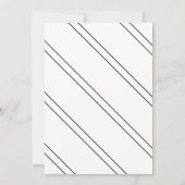 モダンタイポグラフィ2023卒業招待状 招待状 (裏面)