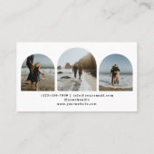 モダンタイポグラフィ3 Photo Archフォトグラファー 名刺 (裏面)