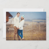 モダンタイポグラフィ | セーブザデート (裏面)