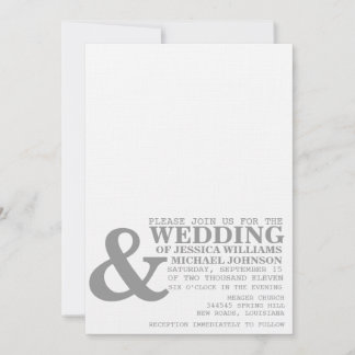 モダンタイポグラフィ 招待状