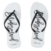 モダンタイポグラフィ「花嫁メイド」 ビーチサンダル (ソール)