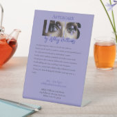 モダンタイポグラフィ「LASHES by」アフターケア 台座サイン (インサイチュ)