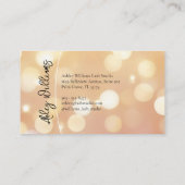 モダンタイポグラフィ「LASHES by」ラッシュアーティスト 名刺 (裏面)