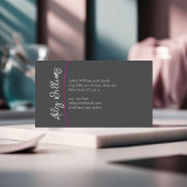 モダンタイポグラフィ「LASHES by」ラッシュアーティスト 名刺