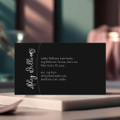 モダンタイポグラフィ「LASHES by」ラッシュアーティスト 名刺