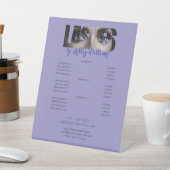 モダンタイポグラフィ「LASHES by」価格表 台座サイン (インサイチュ)