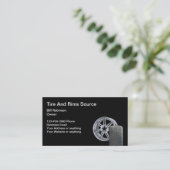 モダンタイヤとリム車の 名刺 (スタンド正面)