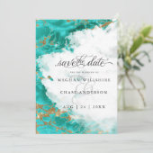 モダンターコイズウォーターカラージェード  裸足の花嫁™ (スタンド正面)