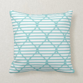 モダンターコイズクラシックラティッシュアワーグラスピロー クッション