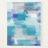 モダンターコイズグレーウォーター色アポイントメント本 プランナー手帳 (裏面)