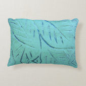 モダンターコイズテクス葉チャ アクセントクッション (裏面)