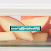 モダンターコイズフォイルグリッター瑪瑙かわいいリップグロス ラベル (貼付)