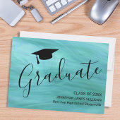 モダンターコイズ卒業発表 案内状