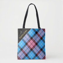 モダンタータンチェックパーソナライズされた先生ありがとうギフト