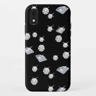 モダンダイヤモンド柄 iPhone XRケース