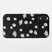 モダンダイヤモンド柄 Case-Mate iPhoneケース (裏面(横))