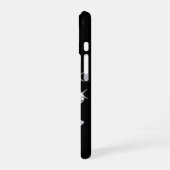 モダンダイヤモンド柄 iPhone 16ケース (左側面)