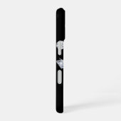 モダンダイヤモンド柄 iPhone 16ケース (右側面)