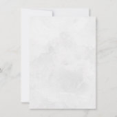 モダンダスティシルバーエレガントスタイルウェディング招待 招待状 (裏面)