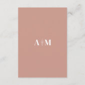 モダンダスティバラ結婚詳細 エンクロージャーカード (裏面)