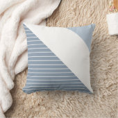 モダンダスティブルーストライプ装飾用クッション クッション (ブランケット)