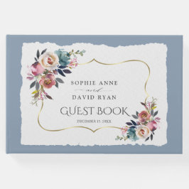 モダンダスティブルーミスティバラ結婚ズ ゲストブック