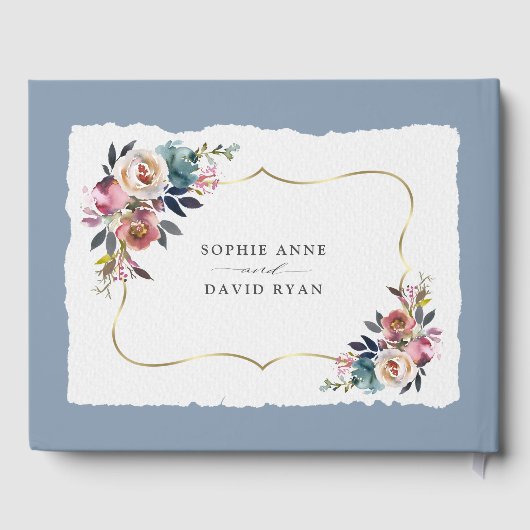 モダンダスティブルーミスティバラ結婚ズ ゲストブック (裏面)