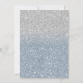 モダンダスティブルーヴィンテージランタ結婚ーズ 招待状 (裏面)