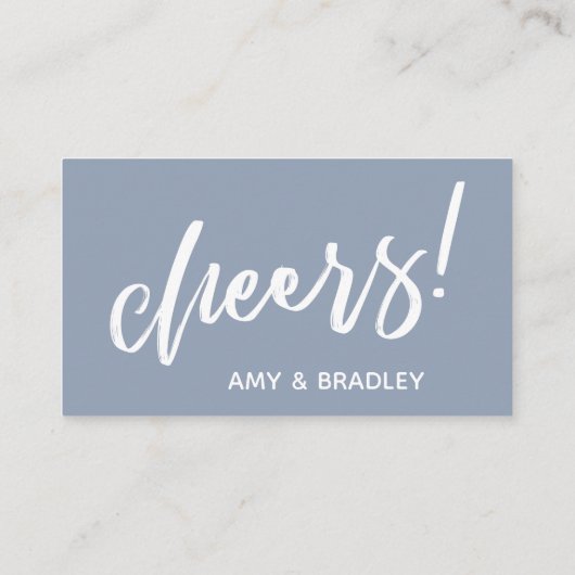 モダンダスティブルー買お飲みを エンクロージャーカード (裏面)