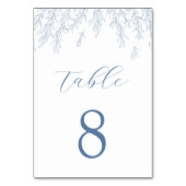 モダンダスティミニマルブ離れ結婚の テーブルナンバー (裏面)