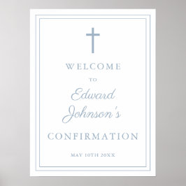 モダンダスティ縁どブルの確認 ポスター