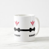 モダンダッドボウタイ コーヒーマグカップ (正面右)