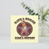 モダンダンスが楽しいブライズパーティ 招待状 (スタンド正面)