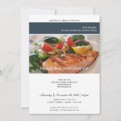 モダンチックでトレンディな写真ワークショップイベントへのご招待 招待状 (正面)