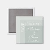 モダンチックな結婚式の席次表 マグネット (正面/裏面)