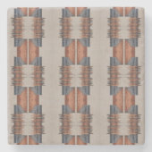 モダンチューペデニムアンドラスト ストーンコースター (正面)