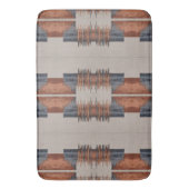 モダンチューペデニムアンドラスト バスマット (正面縦)