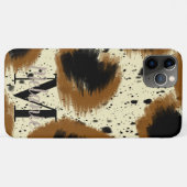 モダンチーター抽象的スプラッシュアート Case-Mate iPhoneケース (裏面(横))