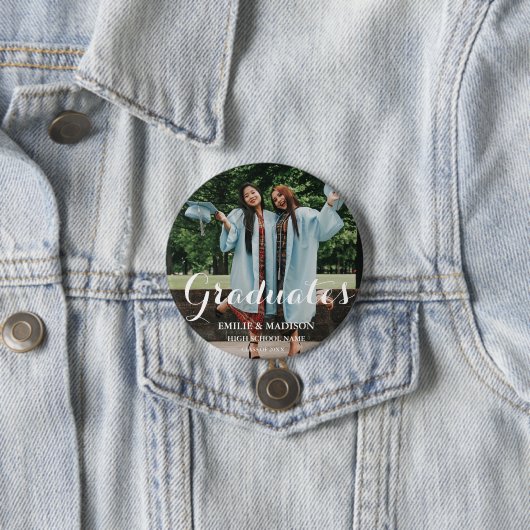 モダンツインエクセルクラシックト写真撮影 缶バッジ (インサイチュ)