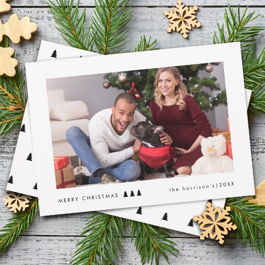 モダンツリーフォト シーズンカード