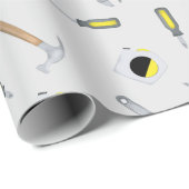 モダンツールのパターお洒落ンおもしろい ラッピングペーパー (ロールコーナー)