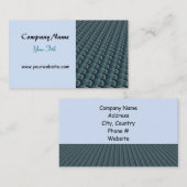 モダンティール（緑がかった色）ブルーデザイン 名刺 (正面/裏面)