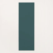 モダンティール（緑がかった色）幾何学的フラクタルアートグラフィック ヨガマット (裏面)