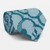 モダンティール(緑がかった色)王室の水中競技グリーンレース ネクタイ (ロール)