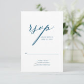 モダンティール(緑がかった色)RSVPエンクロージャ エンクロージャーカード (スタンド正面)