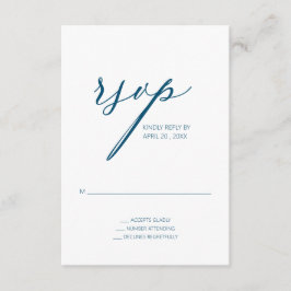 モダンティール（緑がかった色）RSVPエンクロージャ エンクロージャーカード