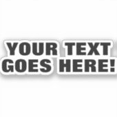 モダンテキストのはっきりしたミニマルプロフェッショナル シール (正面)