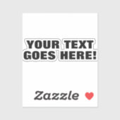 モダンテキストのはっきりしたミニマルプロフェッショナル シール (シート)