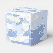 モダンテクスチャード クラウドナイン ブライダルシャワー シック フェイバーボックス (裏面サイド)